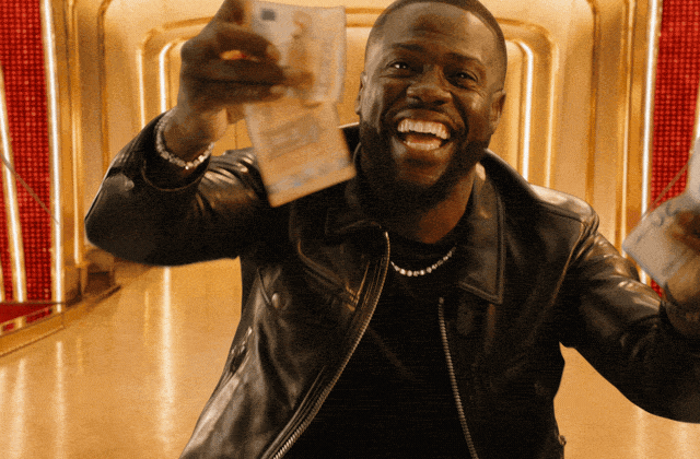 Kevin Hart makes it rain